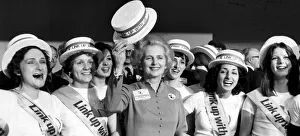 Margaret Thatcher celebrates with women Tories at the Conservative conference in Brighton Margaret Thatcher celebrates with women Tories at the Conservative conference in Brighton