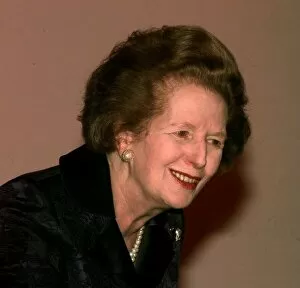 Images Dated 8th October 1998: Margaret Thatcher at the Conservative Conference 1998