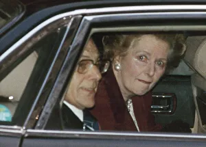 Margaret Thatcher leaves Number 10 Downing Street for the last time as Prime Minister Margaret Thatcher leaves Number 10 Downing Street for the last time as Prime Minister