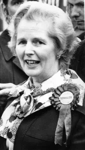 Margaret Thatcher meeting the public during a visit the Newcastle Margaret Thatcher meeting the public during a visit the Newcastle
