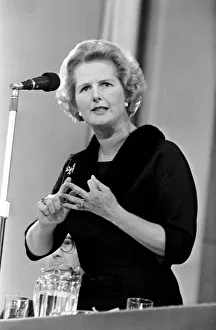 Margaret Thatcher October 1966 making speech at the 1966 Conservative Party Conferance Margaret Thatcher October 1966 making speech at the 1966 Conservative Party Conferance