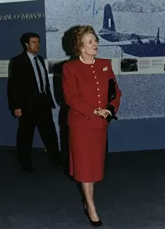 Images Dated 8th December 1990: Margaret Thatcher ousted premier having been given the Queens highest honour