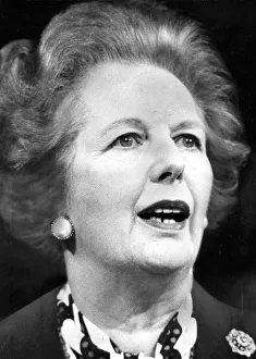 Margaret Thatcher at press conference - February 1987 Margaret Thatcher at press conference - February 1987