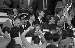 Margaret Thatcher Prime Minister 1988 at Scottish Cup final presenting trophy to Celtic Margaret Thatcher Prime Minister 1988 at Scottish Cup final presenting trophy to Celtic