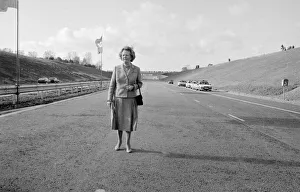Margaret Thatcher seen here opening the final section of the M25 motorway October Margaret Thatcher seen here opening the final section of the M25 motorway October