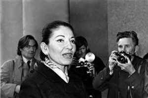 Images Dated 26th November 1973: Maria Callas - Maria Callas, the turbulent singer from Milan