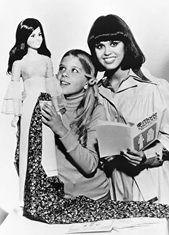 Marie Osmond with a friend - September 1977 And a new doll of herself for Marie Osmond with a friend - September 1977 And a new doll of herself for