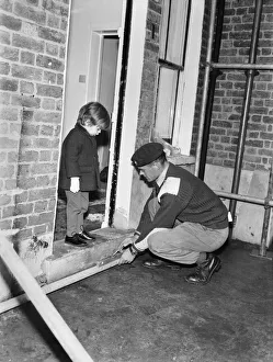 Mark Diment with Segt. McKeeman at the Chancellor Grove, childrens home, West Norwood Mark Diment with Segt. McKeeman at the Chancellor Grove, childrens home, West Norwood