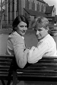 Mark Eadie, March 1980, actor aged 16 years old, pictured with his personal chaperone Mark Eadie, March 1980, actor aged 16 years old, pictured with his personal chaperone
