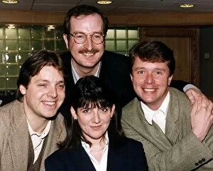 Images Dated 2nd December 1993: Mark Goodier Emma Freud Steve Wright and Nicky Campbell all DJs fot the New Look Radio