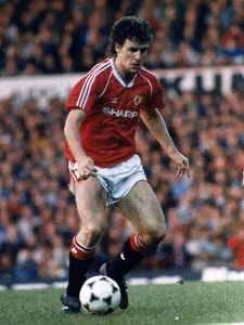 Mark Hughes in action for Manchester United. September 1993 Mark Hughes in action for Manchester United. September 1993