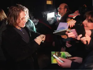Mark Owen arrives at Radio Forth mobbed by fans Mark Owen arrives at Radio Forth mobbed by fans