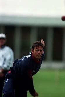 Mark Ramprakash Crisket June 98 England cricketer bowling ball Mark Ramprakash Crisket June 98 England cricketer bowling ball
