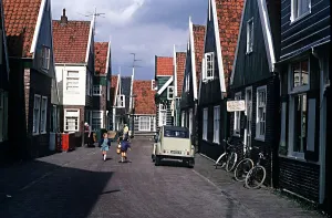 Marken town on Ijssel Meer north of Amsterdam Holland Marken town on Ijssel Meer north of Amsterdam Holland
