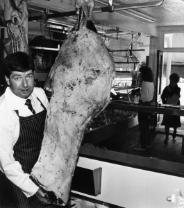 Martin Blackwell, Middlesbrough Butcher, 2nd September 1988 Martin Blackwell, Middlesbrough Butcher, 2nd September 1988