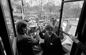 Martin Chivers of Tottenham Hotspur - March 1971 after Spurs won the Football Martin Chivers of Tottenham Hotspur - March 1971 after Spurs won the Football