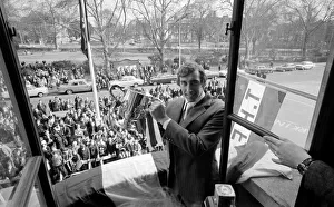 Martin Chivers of Tottenham Hotspur - March 1971 after Spurs won the Football Martin Chivers of Tottenham Hotspur - March 1971 after Spurs won the Football
