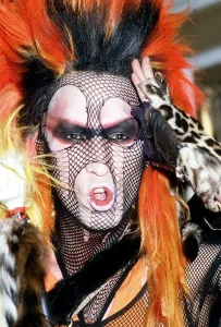 Martin Degville of pop group Sigue Sigue Sputnik Martin Degville of pop group Sigue Sigue Sputnik