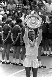 Martina Navratilova wins womens final at Wimbledon 1985 Martina Navratilova wins womens final at Wimbledon 1985