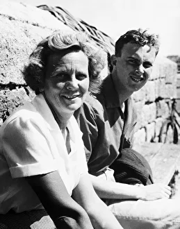 Mary Wilson wife of MP Harold Wilson on holiday in the Scilly Islands with her family Mary Wilson wife of MP Harold Wilson on holiday in the Scilly Islands with her family