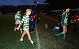 Maurice Johnston leaves pitch after match October 1986 Maurice Johnston leaves pitch after match October 1986