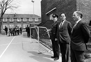 Medomsley Detention Centre, County Durham. Home Secretary Leon Brittan visits Medomsley Detention Centre, County Durham. Home Secretary Leon Brittan visits