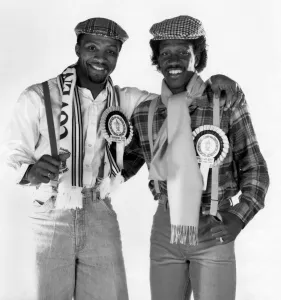 Meet the Two Degrees, otherwise known as (LEFT) Cyrille Regis and (RIGHT Meet the Two Degrees, otherwise known as (LEFT) Cyrille Regis and (RIGHT