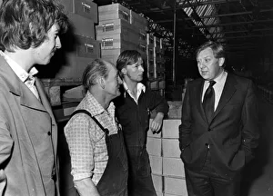 Member of Parliament for Birmingham Sparkbrook Roy Hattersley talks to workers at the M.E Member of Parliament for Birmingham Sparkbrook Roy Hattersley talks to workers at the M.E