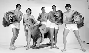 Members of the British Lions rugby union team about to tour New Zealand for test matches Members of the British Lions rugby union team about to tour New Zealand for test matches