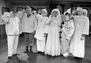 Members of the cast of the popular television comedy series Dads Army appear in a special Members of the cast of the popular television comedy series Dads Army appear in a special