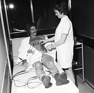 Images Dated 1st July 1972: Members of the Chelsea team undergo stringent tests at the Cavendish Medical Centre prior
