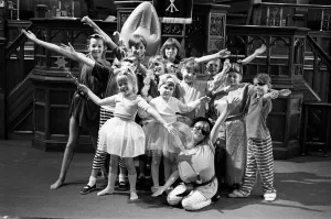 Members of the children's drama group at Honley Trinity Church pictured during a Members of the children's drama group at Honley Trinity Church pictured during a