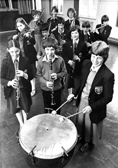 Members of a Northumberland School Orchestra in June 1981 Members of a Northumberland School Orchestra in June 1981