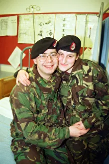 Two members of the Territorial Army based at Coulby Newham who are to marry Two members of the Territorial Army based at Coulby Newham who are to marry