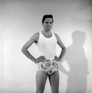 Mens Fashion: Men's clothing underwear. 1965 B1a-008 Mens Fashion: Men's clothing underwear. 1965 B1a-008