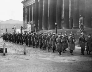 The Merseyside contingent of the Home Guard who will represent Liverpool in London The Merseyside contingent of the Home Guard who will represent Liverpool in London