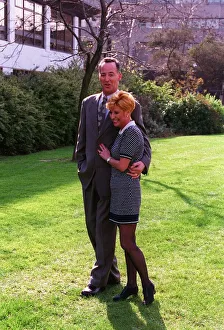 Michael Barrymore TV Presenter/Comedian with wife Chreyl and their dog A©Mirrorpix Michael Barrymore TV Presenter/Comedian with wife Chreyl and their dog A©Mirrorpix
