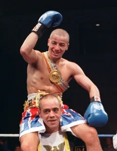 Michael Brodie after winning fight November 1997 Michael Brodie after winning fight November 1997