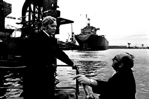 Michael Caine in a scene from the film Get Carter . Hebburn-Wallsend ferry landing Michael Caine in a scene from the film Get Carter . Hebburn-Wallsend ferry landing