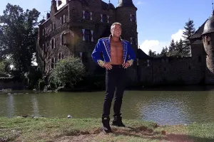 Michael Flatley dancer September 1999 is pictured outside the Satzvey Castle in Michael Flatley dancer September 1999 is pictured outside the Satzvey Castle in