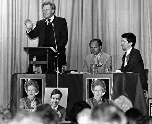 Michael Heseltine, Secretary of State for Defence, Teesside, 14th March 1983 Michael Heseltine, Secretary of State for Defence, Teesside, 14th March 1983