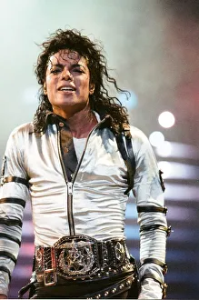 Michael Jackson seen here in concert at Milton Keynes. 10th September 1988 Michael Jackson seen here in concert at Milton Keynes. 10th September 1988