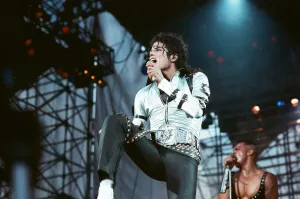 Michael Jackson seen here in concert at Roundhay Park. 29th July 1988 Michael Jackson seen here in concert at Roundhay Park. 29th July 1988