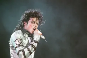 Michael Jackson seen here in concert at Wembley. 26th August 1988 Michael Jackson seen here in concert at Wembley. 26th August 1988