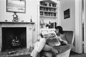 Michael Parkinson pictured at his home in Windsor. 11th August 1971 Michael Parkinson pictured at his home in Windsor. 11th August 1971