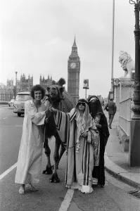 Mick Robertson, Douglas Rae and Jenny Hanley, the presenters of Thames Television' Mick Robertson, Douglas Rae and Jenny Hanley, the presenters of Thames Television'
