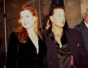 Mickey Rourke actor and his wife actress Carrie Otis arriving at the Pirelli dinner Mickey Rourke actor and his wife actress Carrie Otis arriving at the Pirelli dinner