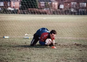 Images Dated 1st August 1995: Middlesbrough goal keeper Ben Roberts seen here in training. Circa 1995