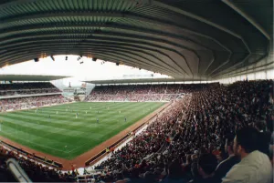 Middlesbrough new Riverside Stadium. The first match in the new stadium against Chelsea Middlesbrough new Riverside Stadium. The first match in the new stadium against Chelsea
