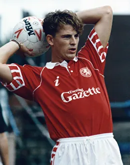 Middlesbrough player Colin Cooper in action 1991 Middlesbrough player Colin Cooper in action 1991